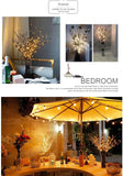 DK177 2 Pack Led Branch Light Battery Operated Lighted Branch Vase Filler Willow Tree Artificial Little Twig Power Brown 30 Inch 20 LED for Home Romantic Decoration, Warm White - Homesidy.com