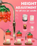 Modern Candle Warmer Lamp with Timer, Dimmable Candle Lamp Warmer, Men Women Christmas Birthday Gifts, Black Candle Warmer, Adjustable Candle Light Warmer, Cozy Living Room Bedroom Home Decor - Homesidy.com