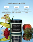 M&amp;SENSE Ode to Winter Soy Candles Strong Scented, 2 Wick Jar Candle 19.4oz 110 Hour Long Lasting, Lavender Sandalwood Organic Natural Aromatherapy Candle Gifts Bedroom Bathroom Home Decor - Homesidy.com