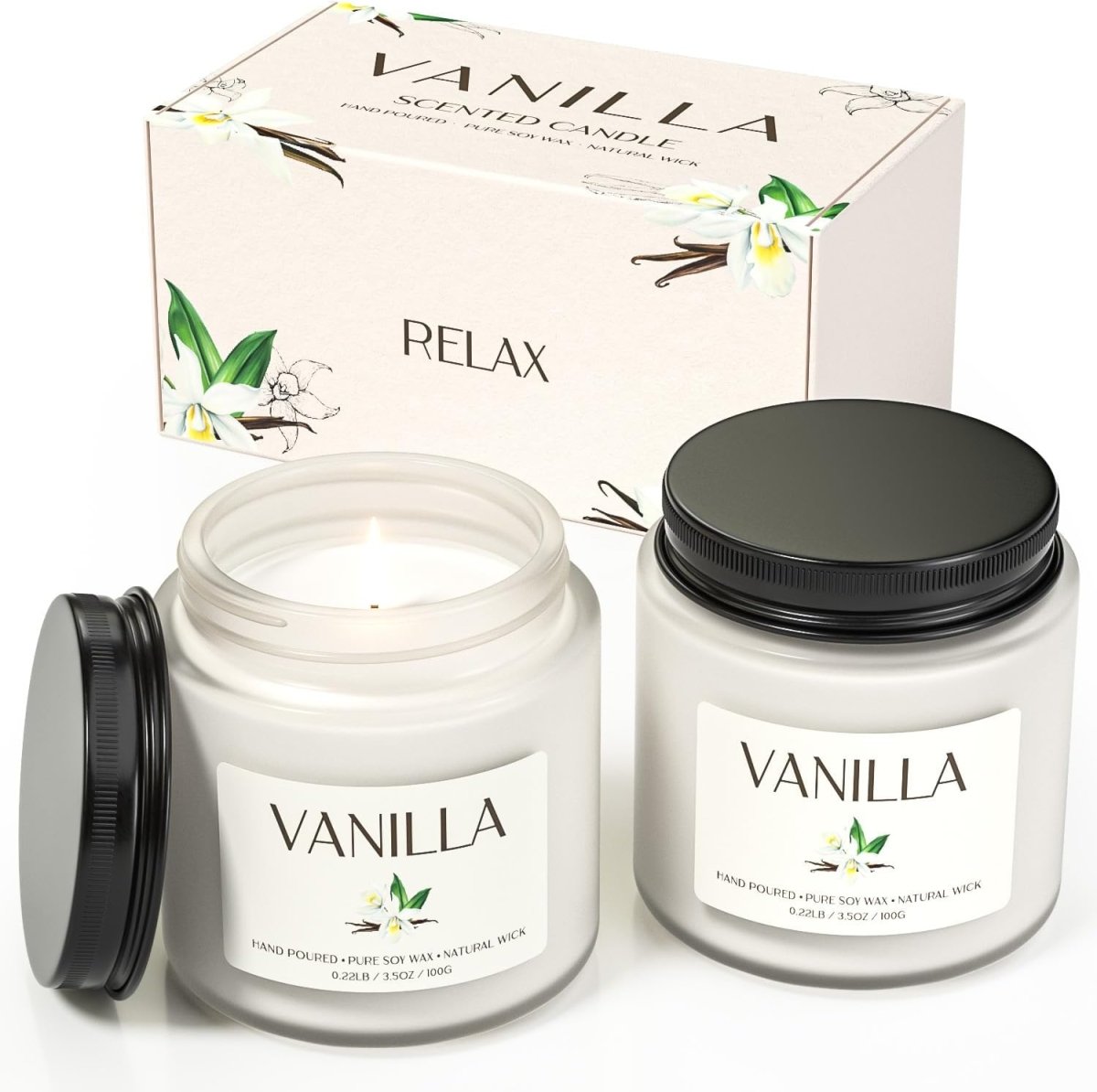 Waxcanpy Scented Candle Gift Set, Soy Candles for Women, Sleep Candles for Home Scented, 2 Pack Aromatherapy Candle for Relaxing, Sleep, Stress Relief &amp; Home Decor - Homesidy.com