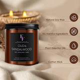 Eucalyptus &amp; Sage Scented Candles,Candles for Home Scented Aromatherapy Candles,Soy Wax Candle Gift for Women Men Amber Jar Candle, 7oz - Homesidy.com