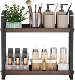 HNRLOY Bathroom Counter Organizer,Bathroom Countertop Organizer,Counter Shelf,Countertop Storage,Organization and Storage,Makeup Shelf,Sink Caddy(Brown 3 Tier) - Homesidy.com