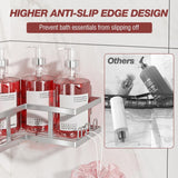 Youvip Shower Caddy Corner with Soap Holder, No Drilling Shower Shelves - Rustproof, Adhesive Shower Organizer Corner for Dorm. Black, 4 - Pack - Homesidy.com