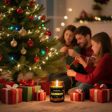 Christmas Candles - Christmas Spice Candle | 7 oz Soy Candles with Warm Cinnamon, Clove &amp; Nutmeg Aroma | Holiday Scented Candle, Cozy Winter Candle Gift for Men &amp; Women - Homesidy.com