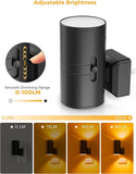 L LOHAS LED Night Light Plug in, Modern Night Lights Plug into Wall, Dusk to Dawn Sensor, Soft White 3000K, 0 - 100LM Adjustable Brightness, Dimmable Night Lights for Hallway Bedroom Stairway, 2 Pack - Homesidy.com