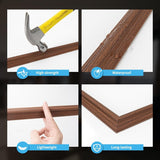 Art3d Pre - Cut Wall Molding Set of 6 pcs, Ready - to - Assemble Wainscoting Panels for Interior Wall Décor Living Room Bedroom Accent Wall - Installed with Glue, 3 Top 3 Bottom - Homesidy.com