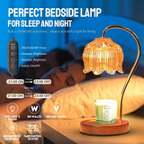 GEEZO Fragrance Candle Warmer Lamp，Electric Candle Warmer with Timer &amp; Dimmer，Mom Christmas Birthday Gifts for Women, House Warming Gifts New Home Bedroom Decor - Homesidy.com