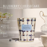 HomeLights Scented Candles for Women &amp; Men, 18oz Candle Jars Aromatherapy 4 - Wick Candle, Ideal for Rustic Modern Home Decor and Gifts, Blueberry Cheesecake - Homesidy.com