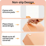 Vtopmart 25 PCS Clear Plastic Drawer Organizers Set, 4 - Size Versatile Bathroom and Vanity Drawer Organizer Trays, Storage Bins for Makeup, Bedroom, Kitchen Gadgets Utensils and Office - Homesidy.com