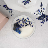 ava concept - Soy Candles with Crystals - Aromatherapy Scented Candle for Women - Lavender Vanilla Gift Set - Small Wax Melts - 3 Pack 3.5oz - Homesidy.com