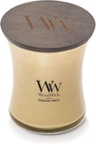 WoodWick Marine Amber Holiday Candle Gifts for Women and Men, 9.7 oz Precious Metals Collection with Crackling Wick - Homesidy.com