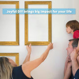 Art3d Pre - Cut Wall Molding Set of 6 pcs, Ready - to - Assemble Wainscoting Panels for Interior Wall Décor Living Room Bedroom Accent Wall - Installed with Glue, 3 Top 3 Bottom - Homesidy.com