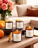 AOOVOO Scented Candles - 4PC Candle Set, 36 oz Soy Candles, Soy Candle for Home Scented, Lavender/Vanilla/Eucalyptus/Sage - Homesidy.com