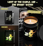 Merry Christmas Candles with Warmer LED, Christmas Decor Gifts Winter Candle with Pine Wood Spice Scents, Cypress Candle Over 40 Hours Burn Time, Home Decorations Indoor, 100% Soy Wax,White - Homesidy.com