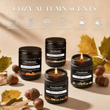 Christmas Candles - Christmas Spice Candle | 7 oz Soy Candles with Warm Cinnamon, Clove &amp; Nutmeg Aroma | Holiday Scented Candle, Cozy Winter Candle Gift for Men &amp; Women - Homesidy.com