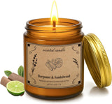 Candles for Home Scented, 16oz Large Soy Wax Lavender Scented Candle, 100 Hour Burn Time, Aromatherapy Candle, Ideal for Christmas, Anniversary, Birthday Gift - Homesidy.com