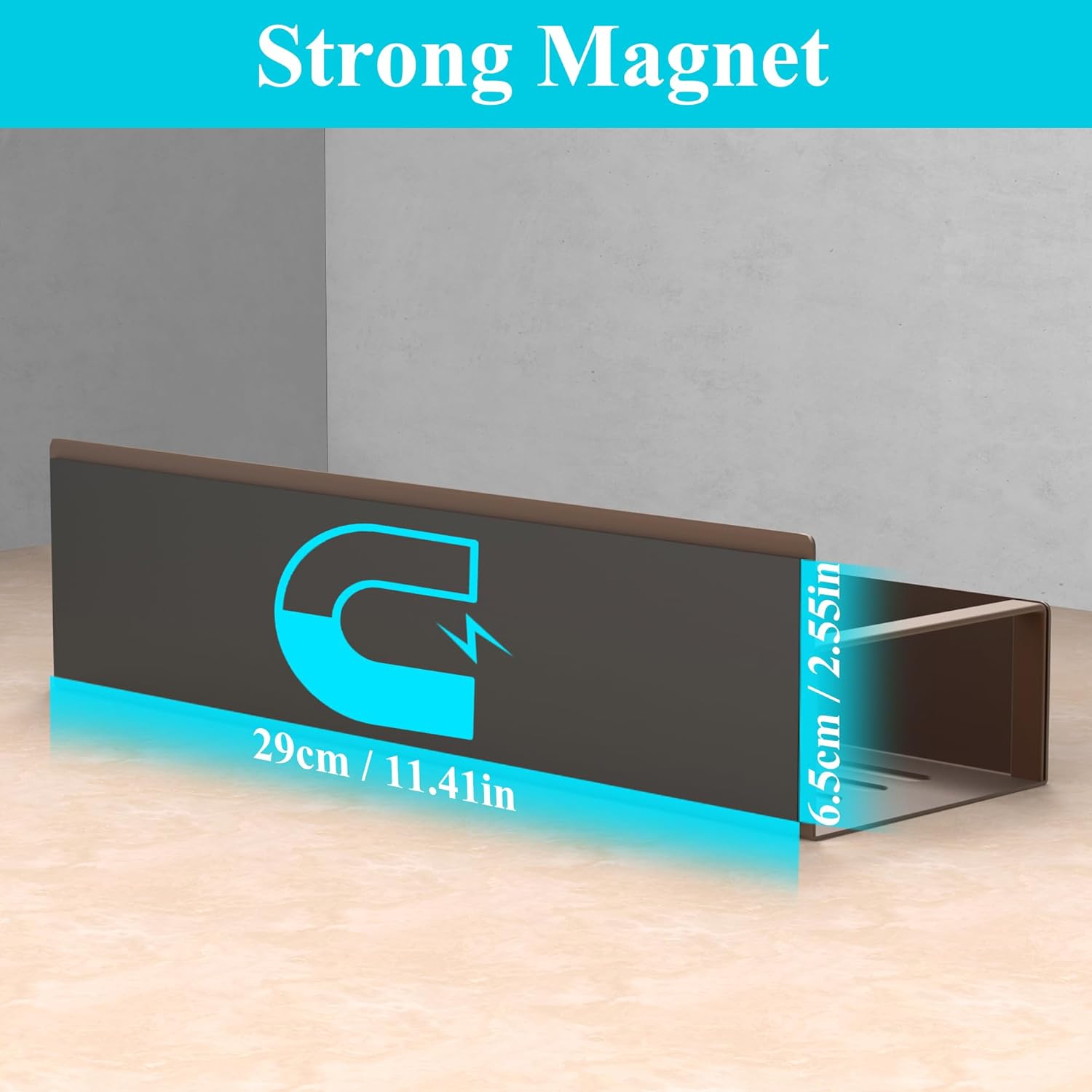 HuggieGems Metal 4 Pack Magnetic Spice Storage Rack Organizer for Refrigerator and Oven, Black Fridge Organizers and Storage - Homesidy.com