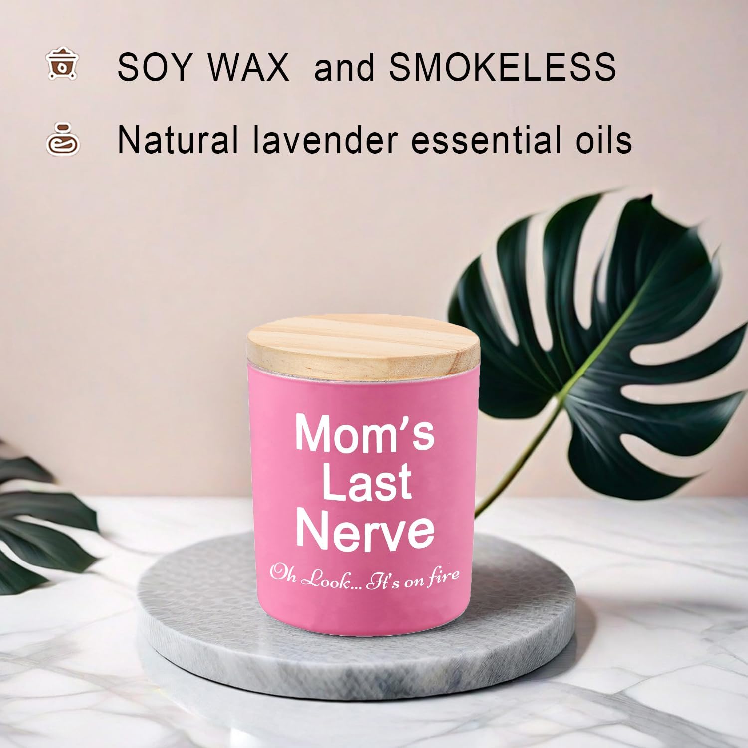 Birthday Candles Gifts for Women Funny Unique Sister Best Friend Her Wife Girlfriend Gifts for Mothers Day A Wise Woman Once Said F This Lavender Scented Soy Candle - Homesidy.com
