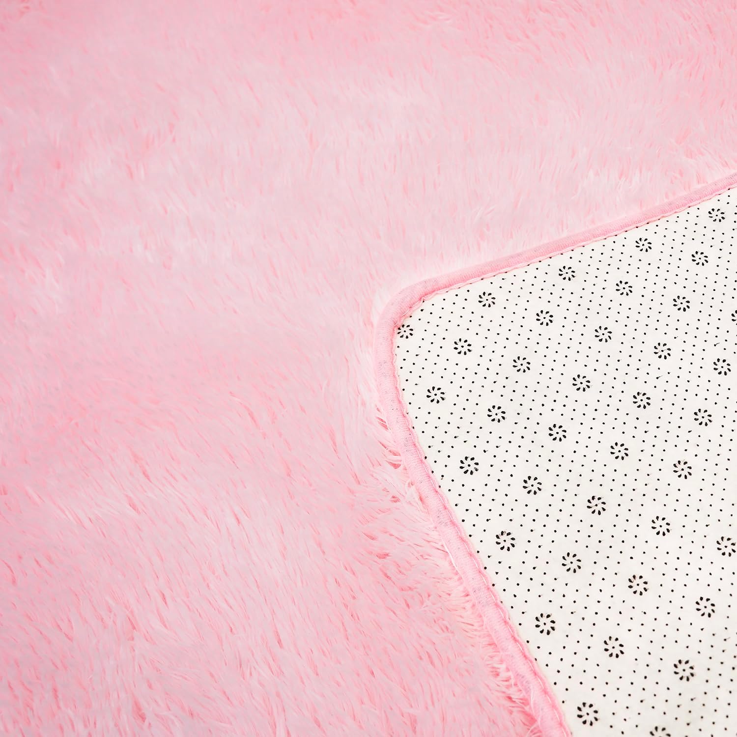 Shag Area Rugs for Bedroom Living Room,4X6 Ultra Soft Fluffy Area Rugs for Dorm, Indoor Carpet Nursery Rugs for Kids Girls Room Home Decor,Pink - Homesidy.com