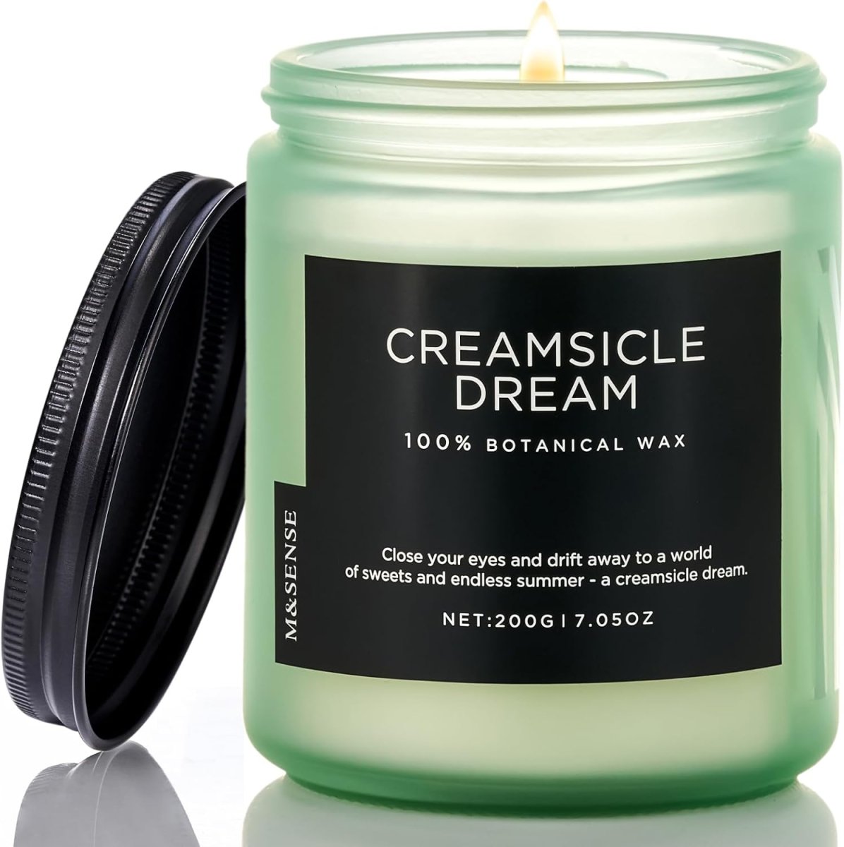 M&amp;SENSE Eucalyptus &amp; Mint Soy Candles for Home Scented, 11.6oz 70 Hour Burn Aromatherapy Candle Gift for Stress Relief, Meditation, Yoga, Relaxing SPA, Reusable Jar for Men and Women - Homesidy.com