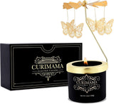 Christmas Gifts for Women, Unique Birthday Gifts for Women, Lavender Butterfly Rotating Scented Candles for Home Fragrance, Mom Birthday Gift from Daughter Son, Xmas Candle Gift for Sister Grandma - Homesidy.com