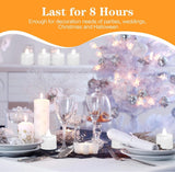 KOABY 25/50/100 Pack Flameless Votive Candles, Last 8H , Warm Yellow Light, No Timer or Flickering - Homesidy.com