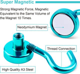 DIYMAG Magnetic Hooks, 30lbs Magnet Hook 2025 Cruise Cabin Ship Essentials Heavy Duty Strong Magnets Refrigerator Fridge Hanging for Classroom Beach Vacation Kitchen Grills Home 20 Pack (Silver) - Homesidy.com