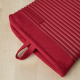 KITCHENAID Ribbed Soft Silicone Oven Mitt 2 - Pack Set, 7.5&34;x13&34;, Milkshake - Homesidy.com