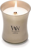 WoodWick Marine Amber Holiday Candle Gifts for Women and Men, 9.7 oz Precious Metals Collection with Crackling Wick - Homesidy.com