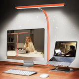 Airlonv LED Desk Lamp for Office Home, Eye - Caring Desk Light with Stepless Dimming Adjustable Flexible Gooseneck, 10W USB Adapter Desk Lamp with Clamp for Reading, Study, Workbench (Black) - Homesidy.com