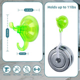 Antimbee 3 Pack Suction Cup Hooks, Clear Suction Cup Hanger, Removable Small Suction Cups for Shower, Bathroom, Glass, Door, Windows, Kitchen - Max Hanging up to 11 lbs on Smooth Surface - Homesidy.com