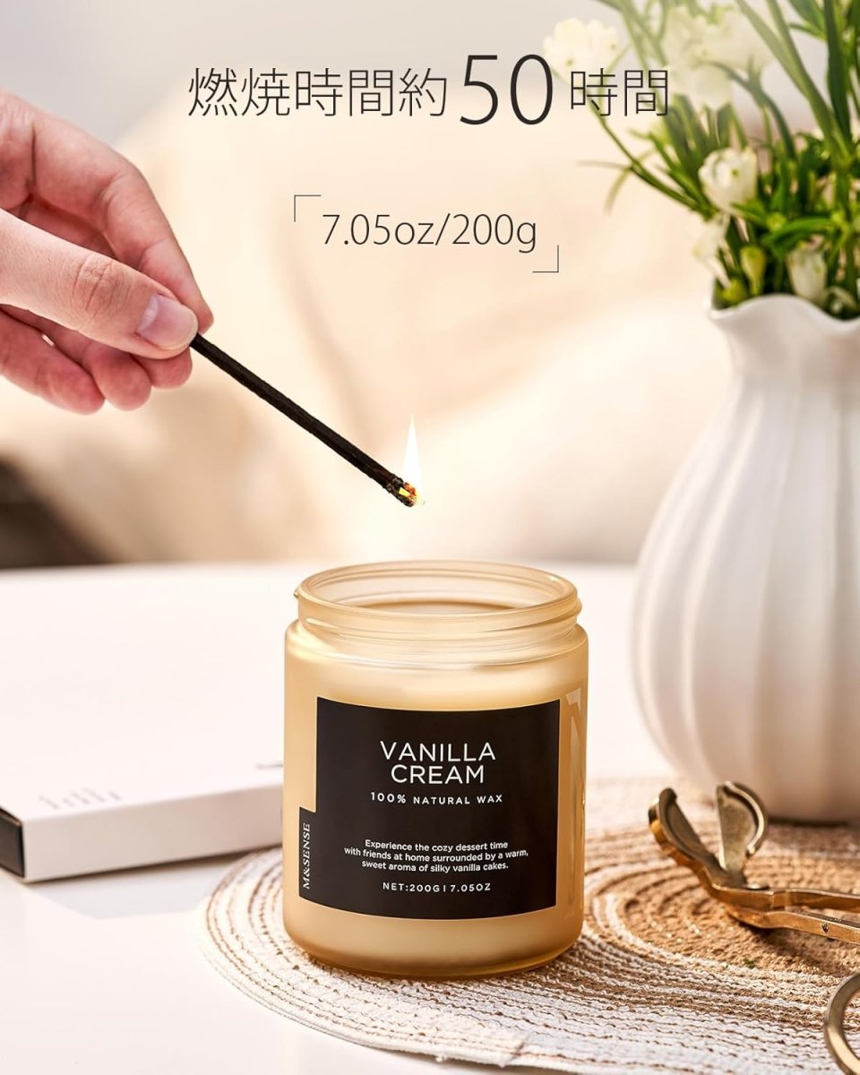 M&amp;SENSE Eucalyptus &amp; Mint Soy Candles for Home Scented, 11.6oz 70 Hour Burn Aromatherapy Candle Gift for Stress Relief, Meditation, Yoga, Relaxing SPA, Reusable Jar for Men and Women - Homesidy.com