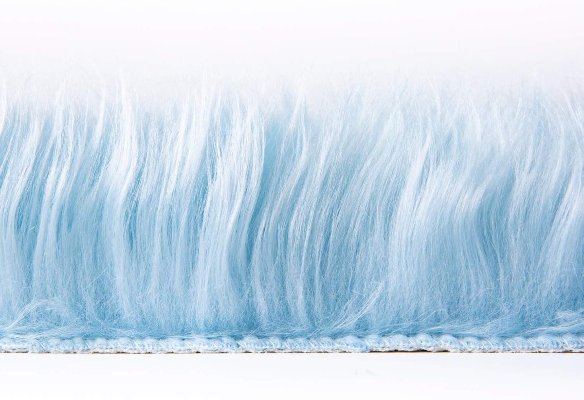 Ashler Faux Fur Rug, Fluffy White Small Sheepskin Rug, Ultra Soft 2x3 Ft Mat, Machine Washable Shag Mats, Nursery Throw for Bed, Living, Kids Room - Homesidy.com
