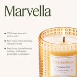 LA JOLIE MUSE Christmas Candle | Ruby Berry Bliss | Mandarin Cranberry &amp; Plum | 10 oz Festive Candle | 55 Hours Clean Burn | Gift for Women &amp; Family - Homesidy.com
