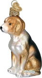 Old World Christmas Black Labrador Dog Collection Glass Blown Ornaments for Christmas Tree 3.75 x 1.5 - Homesidy.com