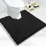 Yimobra Bathroom Rugs Non Slip Washable - Ultra Soft Absorbent Chenille Bath Mat, Quick Dry Shaggy Floor Carpet for Tub Shower, Gray Home Decor Accessories, 24x17 Inch - Homesidy.com
