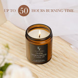 Eucalyptus &amp; Sage Scented Candles,Candles for Home Scented Aromatherapy Candles,Soy Wax Candle Gift for Women Men Amber Jar Candle, 7oz - Homesidy.com
