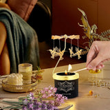 Christmas Gifts for Women, Unique Birthday Gifts for Women, Lavender Butterfly Rotating Scented Candles for Home Fragrance, Mom Birthday Gift from Daughter Son, Xmas Candle Gift for Sister Grandma - Homesidy.com