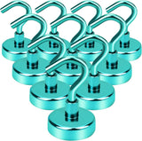 DIYMAG Magnetic Hooks, 30lbs Magnet Hook 2025 Cruise Cabin Ship Essentials Heavy Duty Strong Magnets Refrigerator Fridge Hanging for Classroom Beach Vacation Kitchen Grills Home 20 Pack (Silver) - Homesidy.com