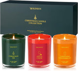 Balsam Cedar Candle, 10oz Soy Scented Candle for Home, Christmas Birthday &amp; Holiday Gifts for Women &amp; Men, Long Lasting 50 Hour Clean Non - Toxic Burn, Elegant Winter &amp; Christmas Festive Home Decor - Homesidy.com