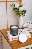 White Sage Sea Salt 3 Wick Candle - Large Soy Scented Candle 14.5 oz - Sage Candle for Cleansing House - Aromatherapy Energy Cleansing Candle for Home, Stress Relief, Women &amp; Men - Homesidy.com