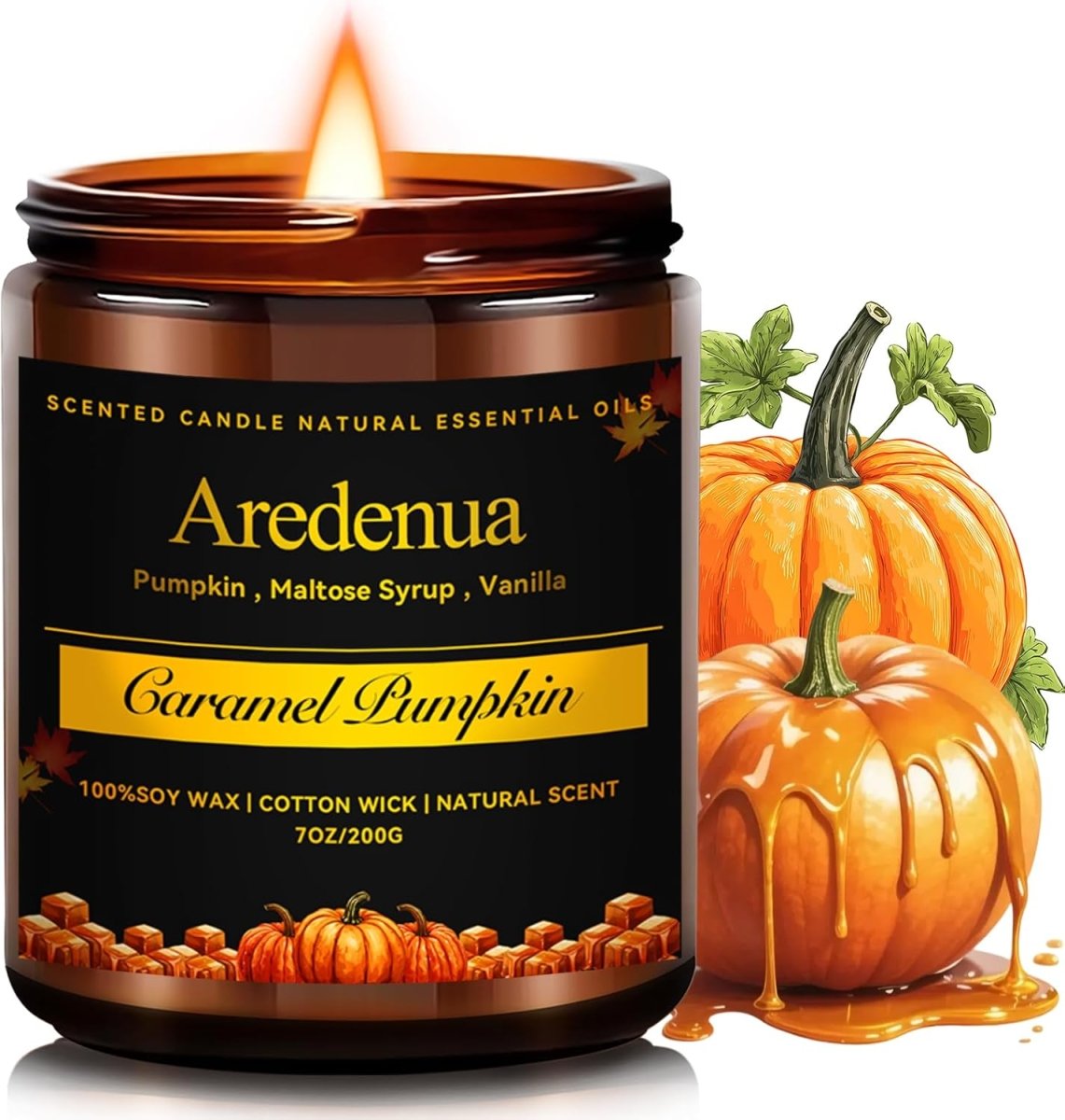 Christmas Candles - Christmas Spice Candle | 7 oz Soy Candles with Warm Cinnamon, Clove &amp; Nutmeg Aroma | Holiday Scented Candle, Cozy Winter Candle Gift for Men &amp; Women - Homesidy.com