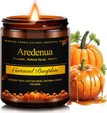 Christmas Candles - Christmas Spice Candle | 7 oz Soy Candles with Warm Cinnamon, Clove &amp; Nutmeg Aroma | Holiday Scented Candle, Cozy Winter Candle Gift for Men &amp; Women - Homesidy.com