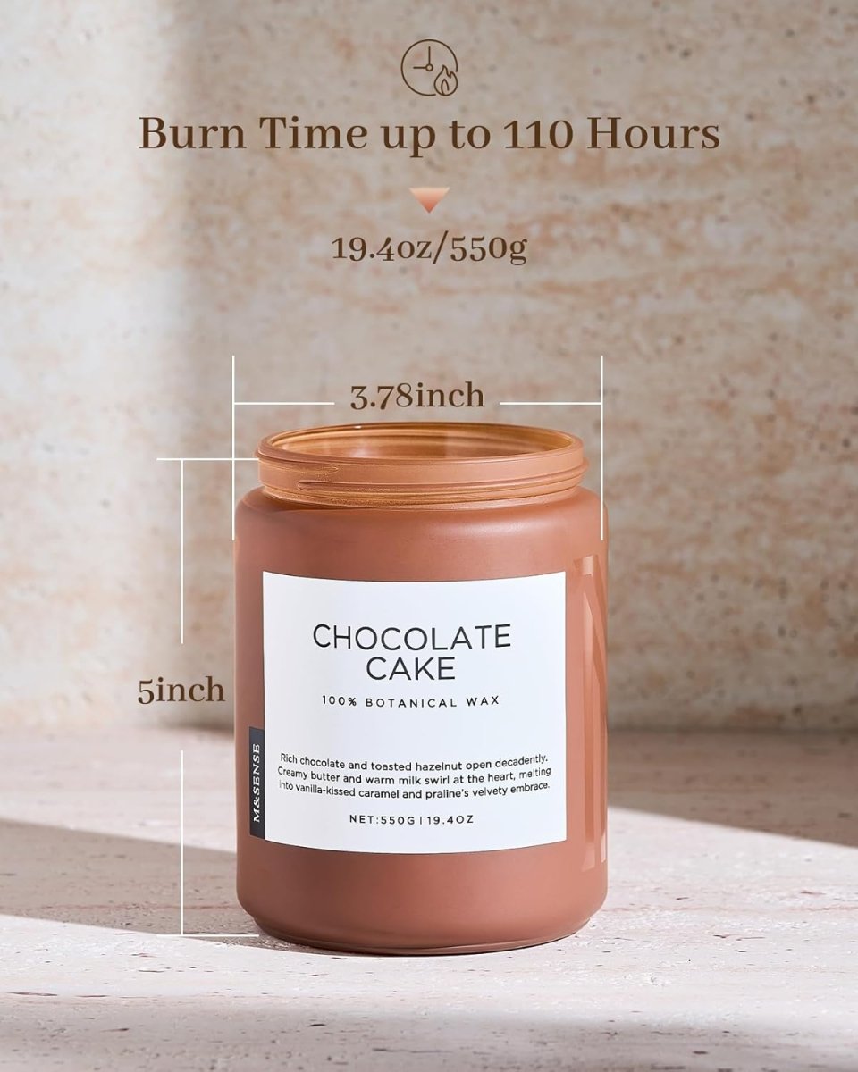 M&amp;SENSE Ode to Winter Soy Candles Strong Scented, 2 Wick Jar Candle 19.4oz 110 Hour Long Lasting, Lavender Sandalwood Organic Natural Aromatherapy Candle Gifts Bedroom Bathroom Home Decor - Homesidy.com