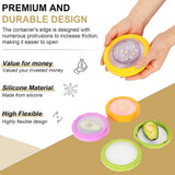 Winb Set of 4 Reusable Fruit and Veggie Savers - Ideal for Avocados, Tomatoes, Apples, Garlic, Onions, and More - Homesidy.com