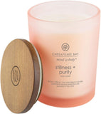Chesapeake Bay Candle Mind &amp; Body 3 - Wick Coffee Table Jar Candle, Nourish Renew (Coconut &amp; Sandalwood) - Homesidy.com