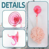 Antimbee 3 Pack Suction Cup Hooks, Clear Suction Cup Hanger, Removable Small Suction Cups for Shower, Bathroom, Glass, Door, Windows, Kitchen - Max Hanging up to 11 lbs on Smooth Surface - Homesidy.com