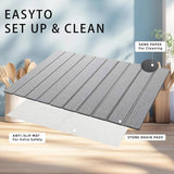 Stone Drying Mat for Kitchen Counter, Collapsible Dish Drying Mat, Fast Drying Diatomaceous Earth Dish Drying Mats, Water Absorbent Diatomite Kitchen Mat (white, medium) - Homesidy.com