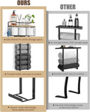 Aetyord Towel Racks for Bathroom 31inch Wall Mounted Towel Rack,Floating Shelf with Wood Plank,Towel Storage for Bathroom can Holds 6 Large Rolled Towels,All Black - Homesidy.com
