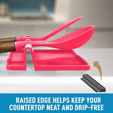 Zulay Kitchen Spoon Rest for Multiple Utensils High Heat - Resistant Silicone Drip Pad, BPA - Free Spoon Holder for Stove Top, Kitchen Gadget Holder for Ladles, Tongs, Cooking Spatula - Makes Great Gift - Homesidy.com